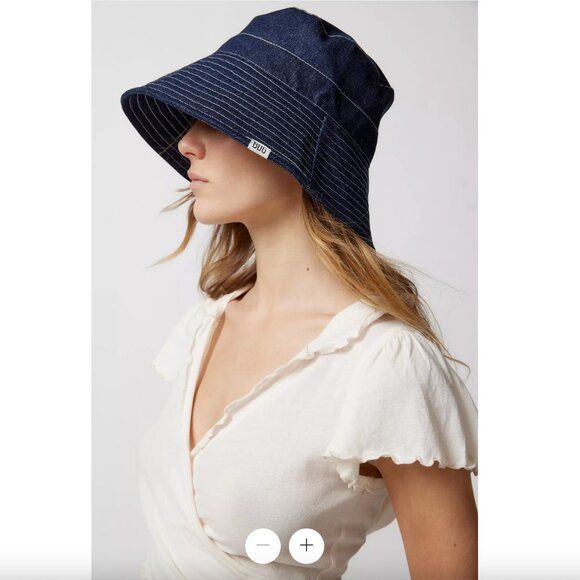 Iris Denim Bucket Hat - Picture 1 of 3